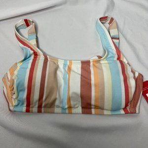 NEW Xhilaration Juniors' Scoop Neck Bralette Bikini Top, M (4-6) NWT